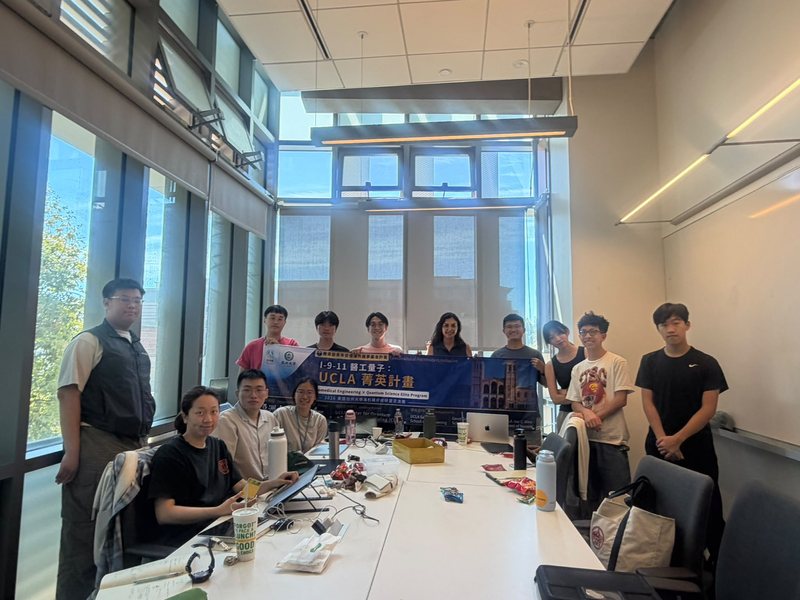 Week 2 · the delegation with the program banner