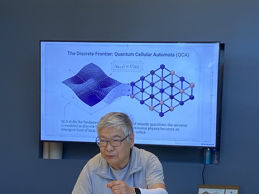 KS Huang on quantum cellular automata