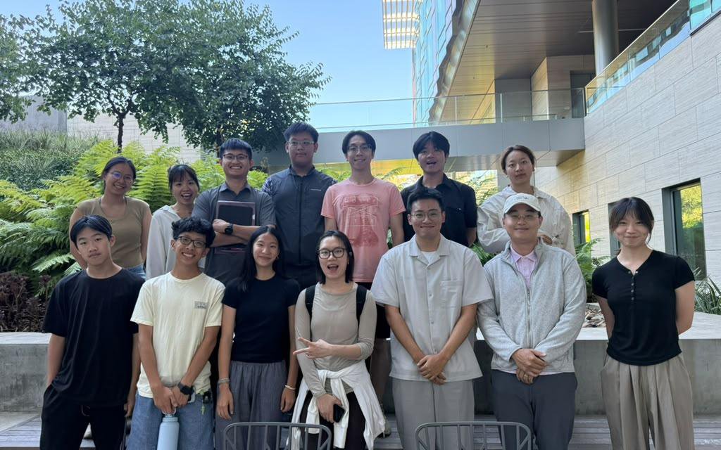 The delegation at Caltech during Week 4